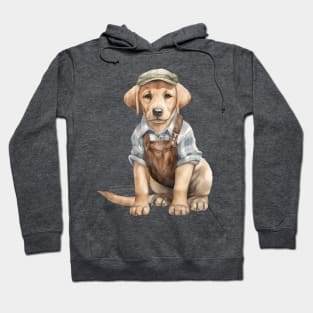 Farmer Labrador Retriever Dog Hoodie